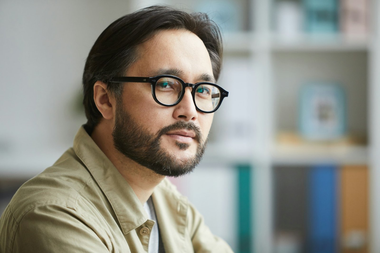 Portrait of young Asian man