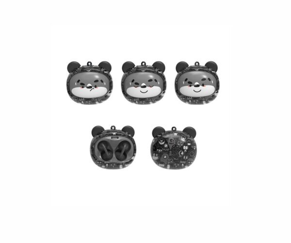 ClipPals Cute Ear Clip Bluetooth Earbuds — Open-Ear TWS Headphones with Flip-Face Fidget Case, 12mm Stereo, 150H Standby, Type-C, for Running & Small Ears
