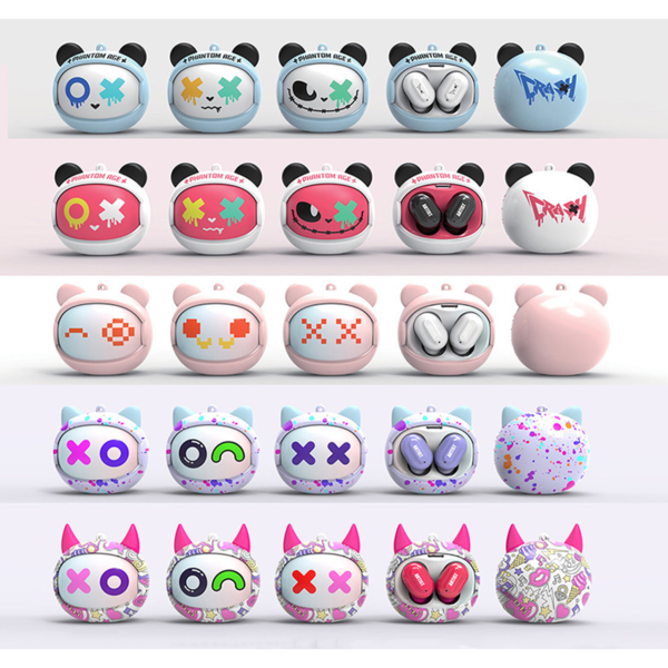 11 G05 Plush Face-Change Wireless Earbuds