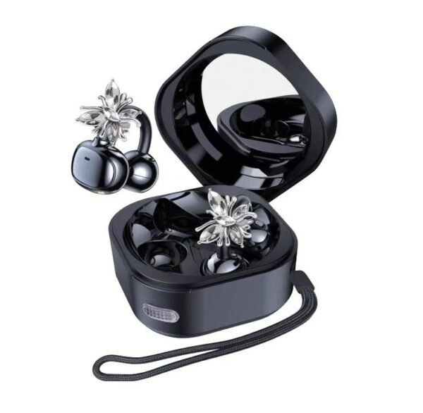5c01f024e1e3573fd6ba871c04b87cff YXG-80 Clip-On Wireless Earbuds with Built-In Makeup Mirror