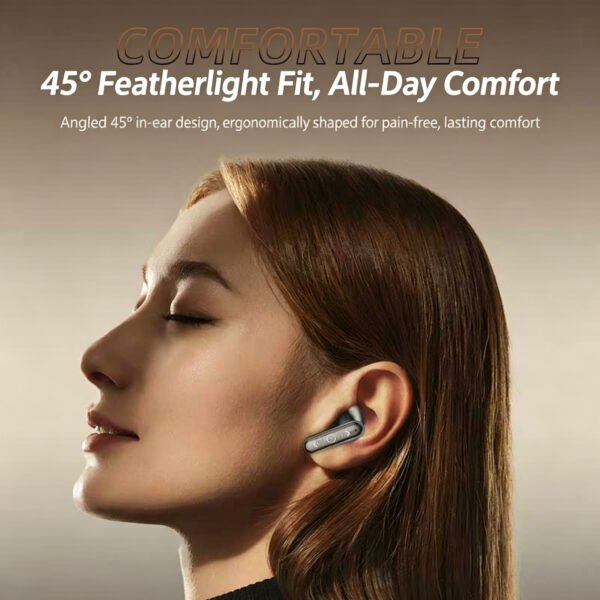earphone-ad-english G36 PUNK Mecha Wireless Bluetooth Gaming Earbuds, 60ms Ultra-Low Latency Game Earphones with Dual-Mic ENC, Hi-Res Sound, Touch Control, Sweatproof, 12H Playtime