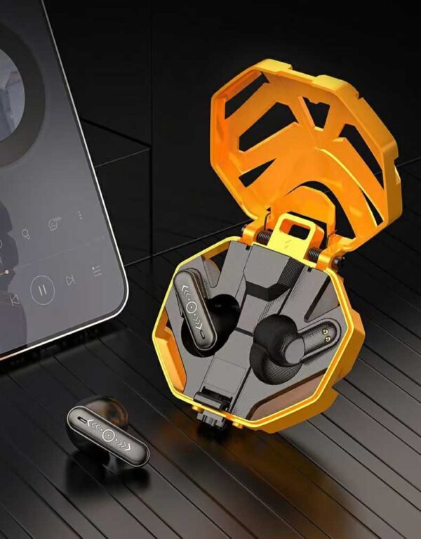 微信图片_2026-09-15_145540_031 G36 PUNK Mecha Wireless Bluetooth Gaming Earbuds, 60ms Ultra-Low Latency Game Earphones with Dual-Mic ENC, Hi-Res Sound, Touch Control, Sweatproof, 12H Playtime